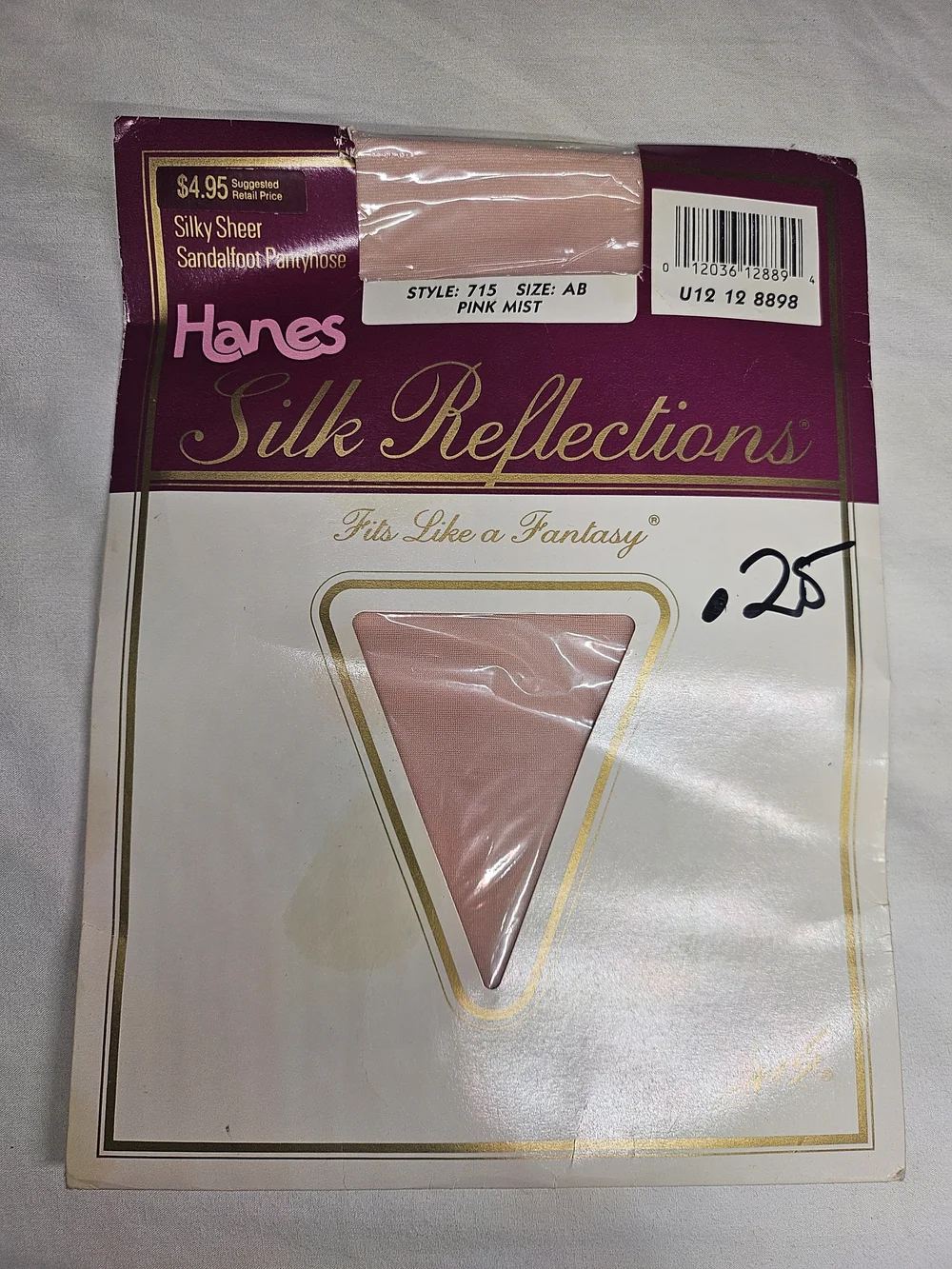 Lot VTG Dead Stock NWT Panyhose Jcpenny Hanes Pink Polka Dot Sheer Tights Nylons